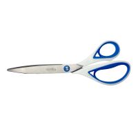Nůžky kancelářské Spoko Ergonomy, 21 cm, asymetrické, bílomodré 2 (1)