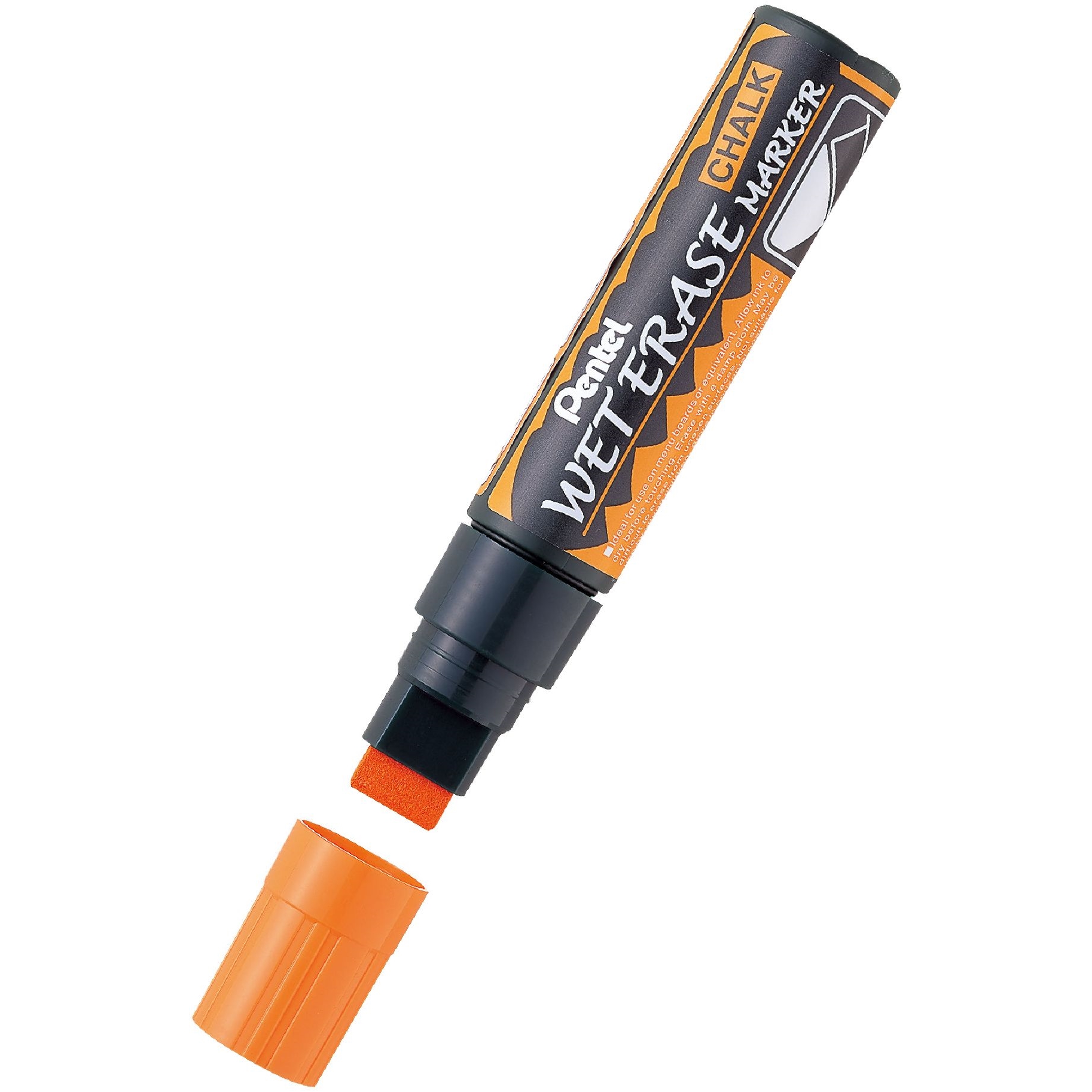 Křídový popisovač Pentel SMW56 Wet Erase, oranžový