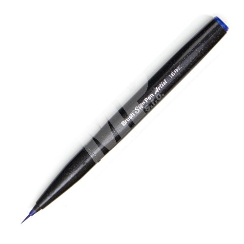 Pentel Sign Pen Artist SESF30C, barevný štěteček, modrý 1