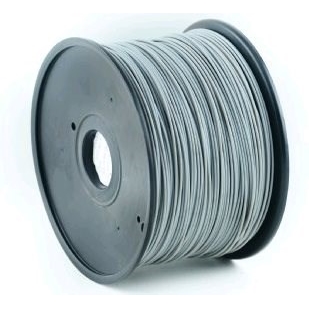Tisková struna Gembird (filament) PLA, 1,75mm, 1kg, šedá
