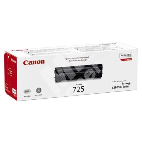 Toner Canon CRG-725, 3484B002, black, originál 1