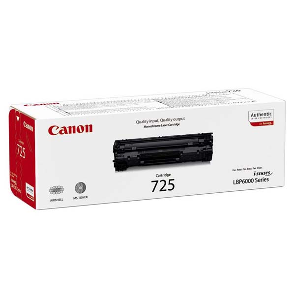 Toner Canon CRG-725, LBP-6000, CRG725, black, 3484B002, originál
