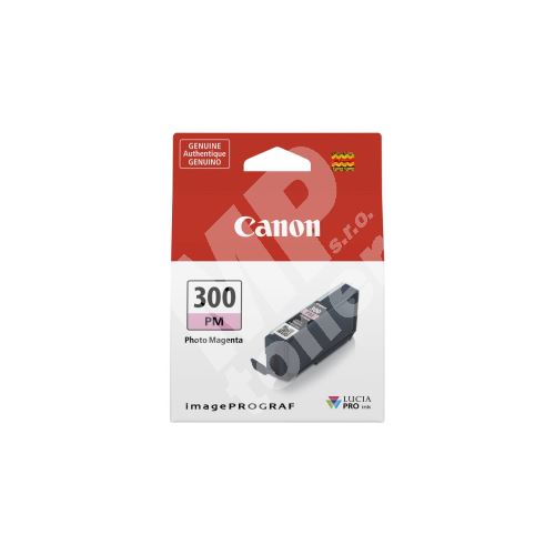 Inkoustová cartridge Canon PFI-300PM, iPF-300, photo magenta, 4198C001, originál 1