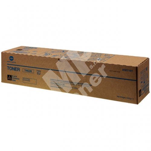 Toner Konica Minolta A5E7151, KM C6085, C6100, black, TN-622K, originál 1