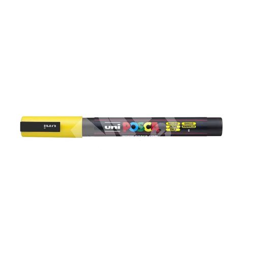 Uni Posca PC-3M akrylový popisovač, 0,9-1,3 mm, žlutý 1