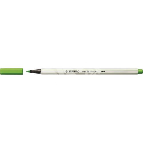 Štětcový fix Stabilo Pen 68 brush, světle zelená 1