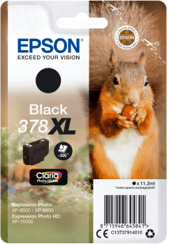 Inkoustová cartridge Epson C13T37914010, XP-15000, black, 378XL, originál