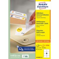 Snímatelné etikety AVERY Stick&Lift 96x63,5 mm A4 - L4745REV-25 1 (1)