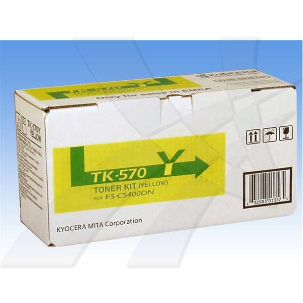 Toner Kyocera Mita TK-570Y, FS-C 5400DN, yellow, originál
