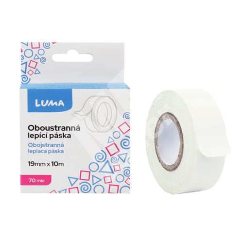 Lepící páska oboustranná Luma, 19mm x 10m 1