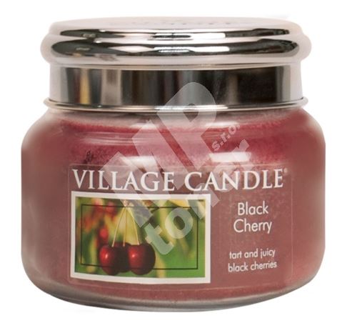 Village Candle Vonná svíčka ve skle, Černá třešeň - Black Cherry, 11oz 1