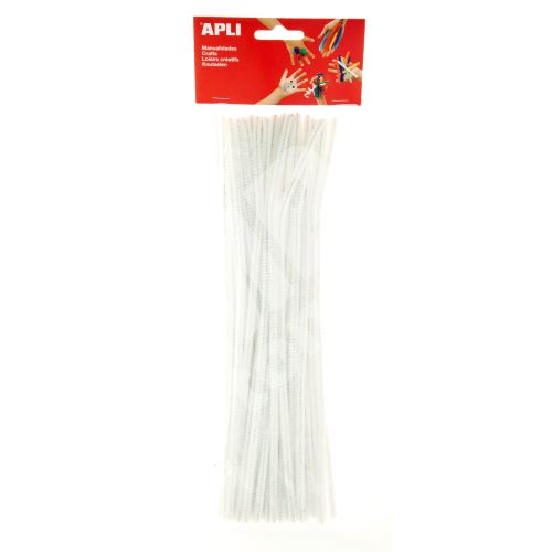 Modelovací drátky žinylka Apli, 30cm, bílé 1