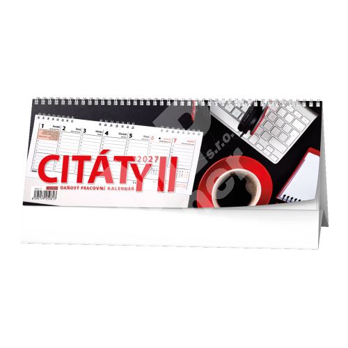 Stolní kalendář - Pracovní kalendář CITÁTY II 1