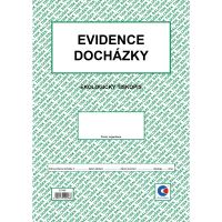 Evidence docházky A4 ET407, 10 listů