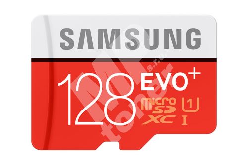 Samsung 128GB, micro SDHC, EVO PLUS + adaptér 1