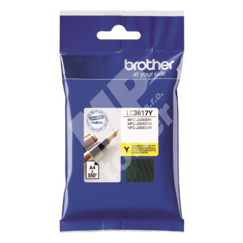 Cartridge Brother LC-3617Y, yellow, originál 1