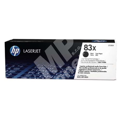 Toner HP CF283X, black, 83X, originál 1