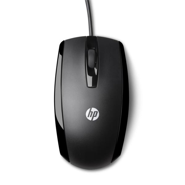 Myš HP X500 Wired mouse, optická, drátová (USB), černá