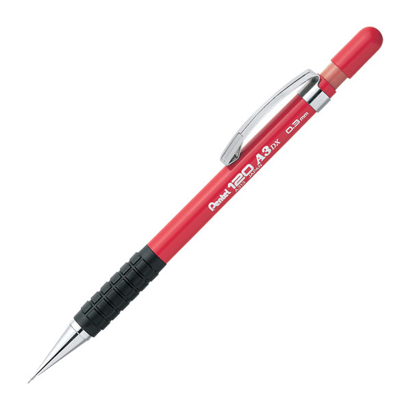 Mikrotužka Pentel 120 A3, 0,3mm, červená