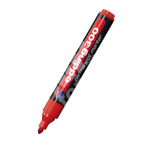 Průmyslový popisovač Edding 300, červená, 1,5-3mm, kuželový hrot 8