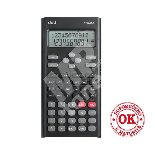 Kalkulačka vědecká Deli ED240SR-2 1