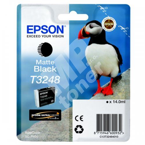 Cartridge Epson C13T32484010, black, originál 1