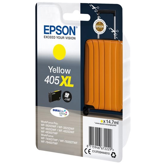 Inkoustová cartridge Epson C13T05H44010, WF-7835DTWF, yellow, 405XL, originál