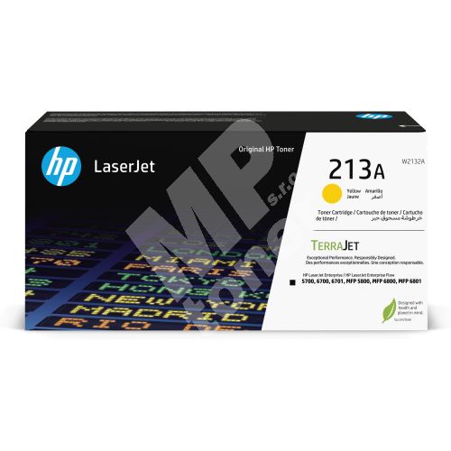 Toner HP W2132A, LaserJet SFP-5700, yellow, 213A, originál 1