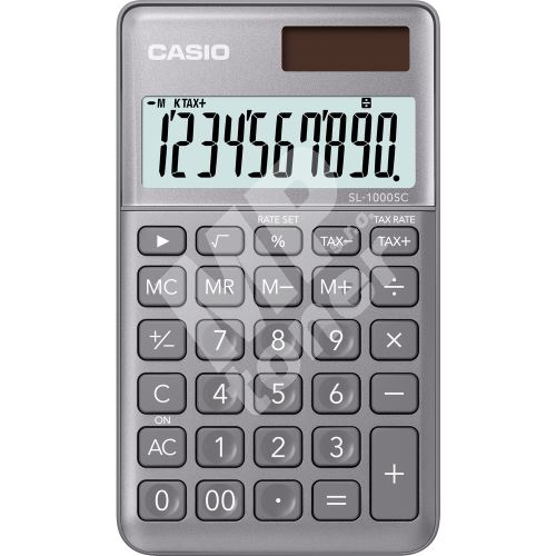 Kalkulačka Casio SL 1000 SC GY, šedá 1