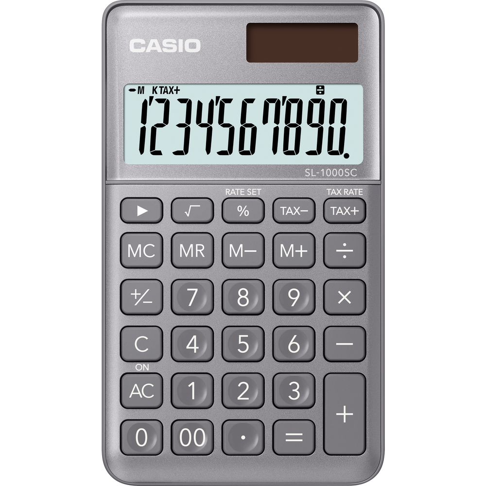 Kalkulačka Casio SL 1000 SC GY, šedá