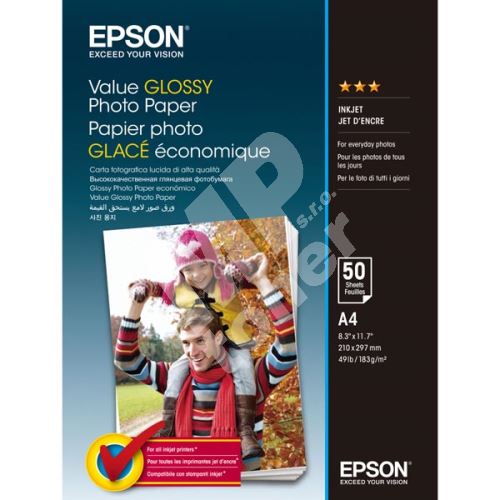 Epson Photo Paper C13S400036, A4, lesklý, 183 g/m2, 50ks 1
