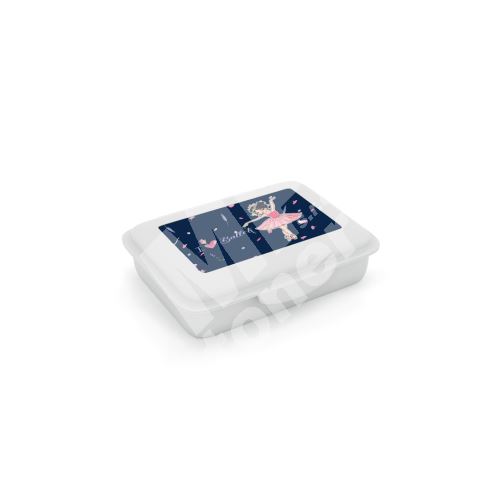 Box na svačinu s přihrádkou Baletka 1