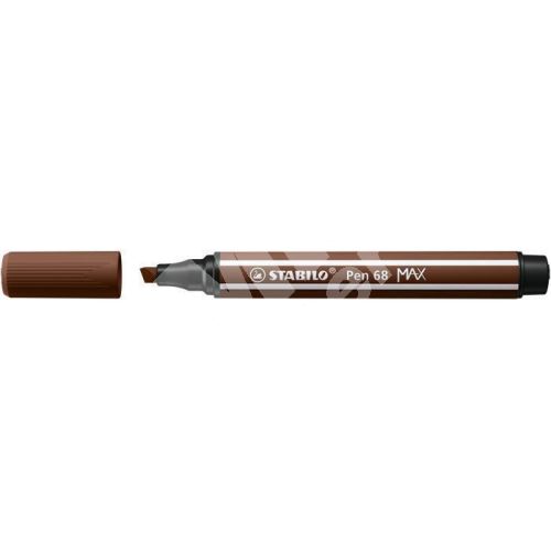 Fix Stabilo Pen 68 MAX, 1-5 mm, hnědá 1