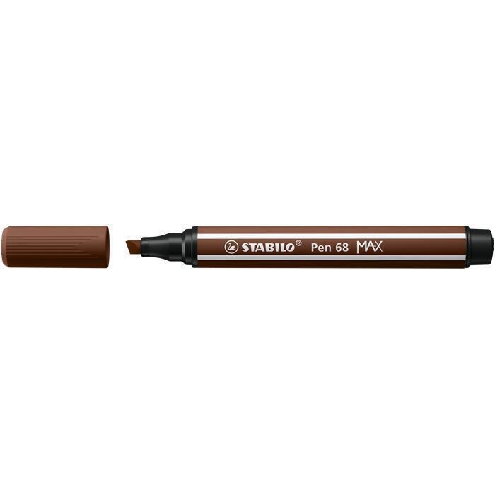 Fix Stabilo Pen 68 MAX, 1-5 mm, hnědá