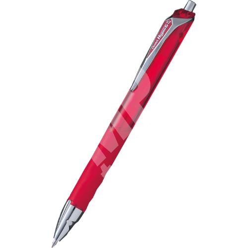 Pentel KL257 Hyper G kuličkové pero, červená 1