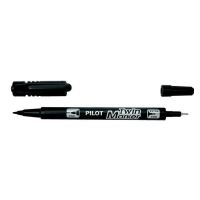 Permanentní popisovač Pilot Twin, oboustranný, 0,8 a 2 mm, černá, BeGreen Permanentní popisovač Pilot Twin, oboustranný, 0,8 a 2 mm, černá, BeGreen