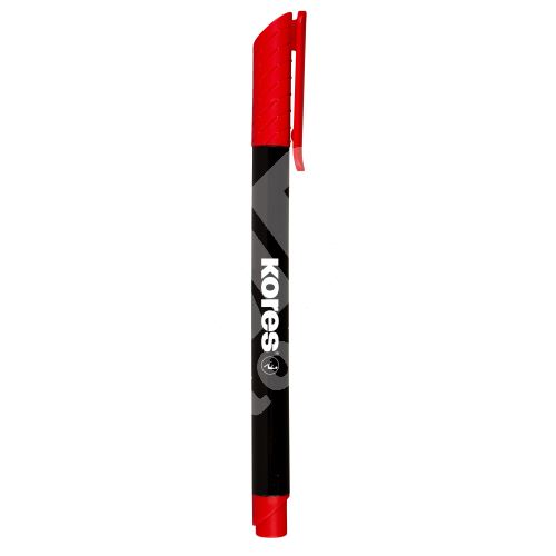 Kores K-Marker permanentní popisovač, tenký hrot M, červený 1