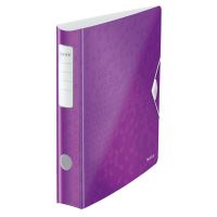 Mobilní kroužkový pořadač Leitz 180° Active WOW, 65 mm, purpurový Mobilní kroužkový pořadač Leitz 180° Active WOW, 65 mm, purpurový