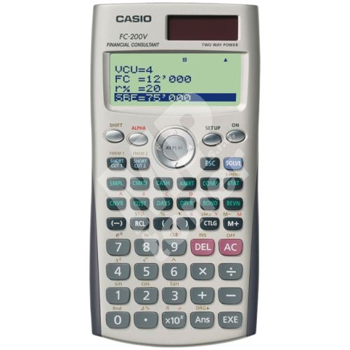 Kalkulačka Casio FC 200 V 1