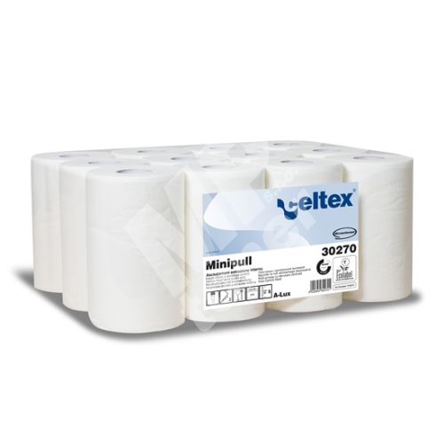 Ručníky papírové Mini role CELTEX Lux bílé 2 vrstvy 1