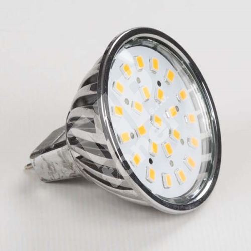 LED žárovka Inoxled MR16, 12V, 4.5W, 400lm, teplá bílá, 60000h, POWER, 24SMD, 2835 1