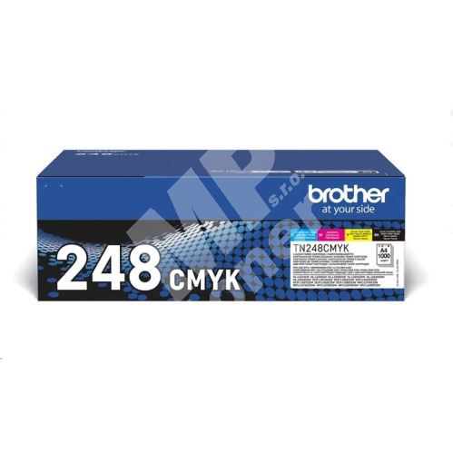 Toner Brother TN-248VAL, DCP-L3520CDW, CMYK, originál 1