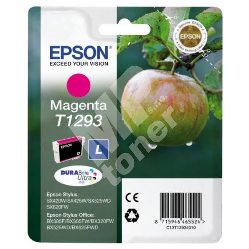 Cartridge Epson C13T12934012, magenta, originál 1