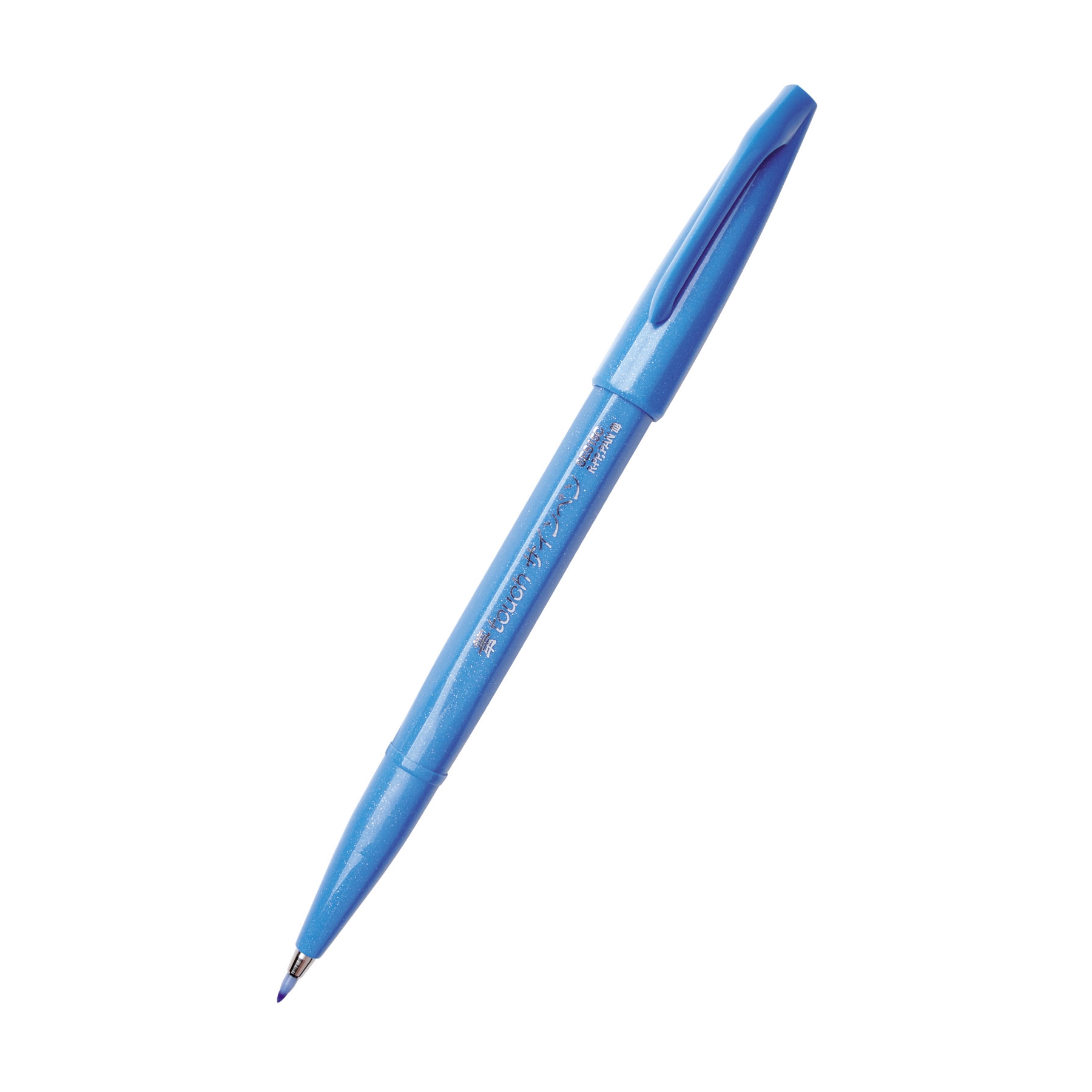 Štětečkový popisovač Pentel Brush Sign Pen touch SES15 světle modrý