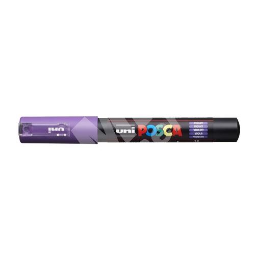 Uni Posca PC-1M akrylový popisovač, 0,7 mm, fialový 1