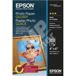 Epson Photo Paper C13S042548, 10x15cm, 4x6,  200 g/m2, 100 ks, ink 1