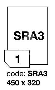 Samolepící etikety Rayfilm Synthetic 320x450 mm 300 archů, průhledné, R0400.SRA3D 1