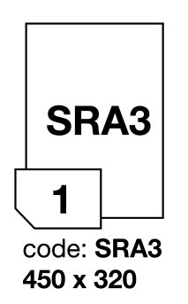 Samolepící etikety Rayfilm Synthetic 320x450 mm 300 archů, průhledné, R0400.SRA3D