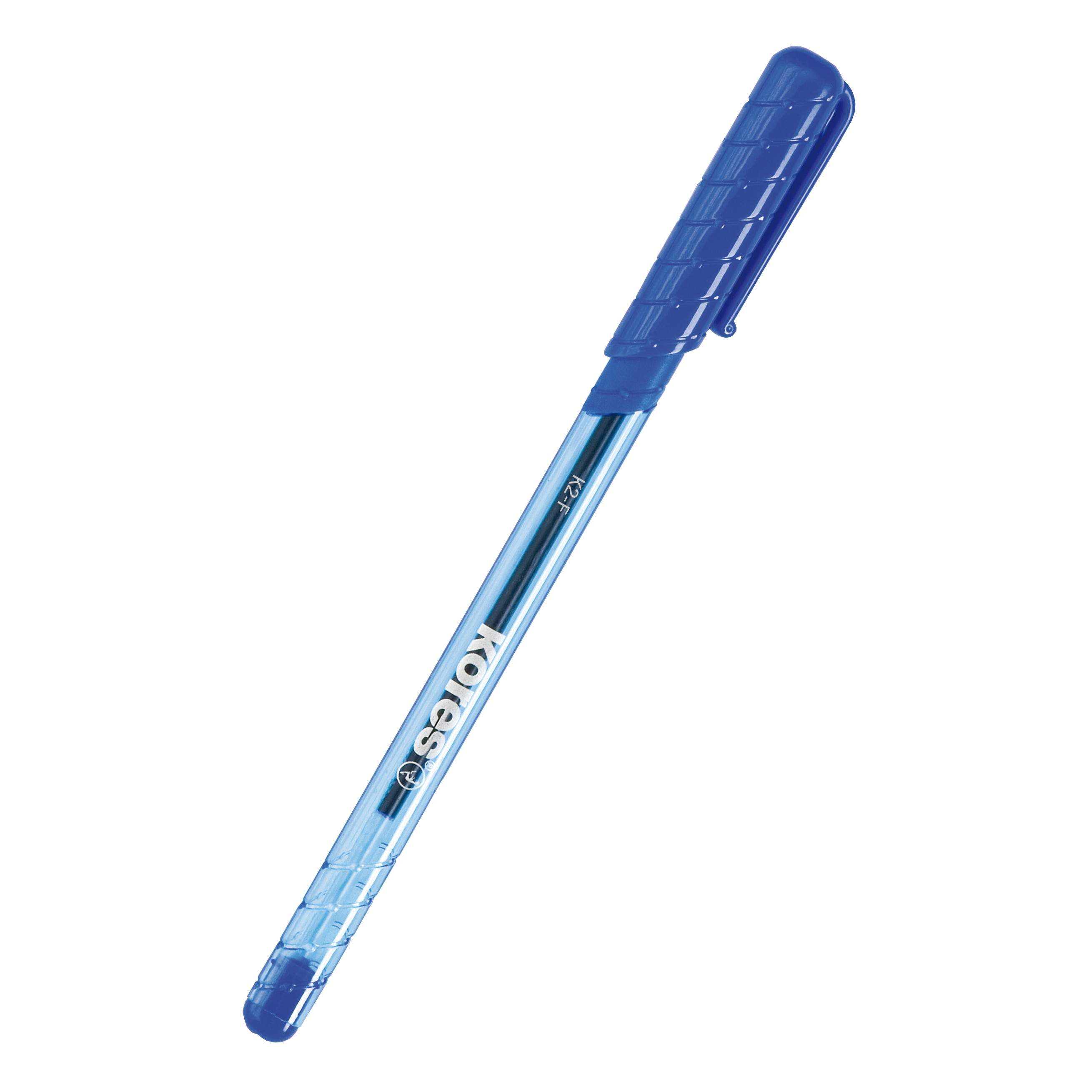 Kuličkové pero Kores K2, modré, F-0,5mm