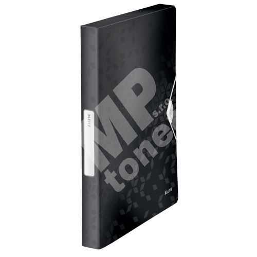 Desky s gumičkou Wow Jumbo, černá, 30 mm, PP, A4, LEITZ 1